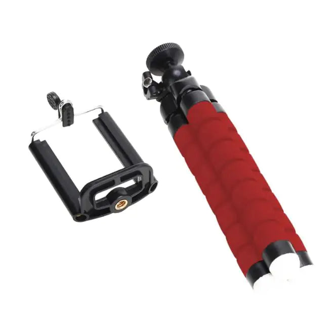 Flexible Small Octopus Mount Mini Tripod Bluetooth Remote Stand Holder